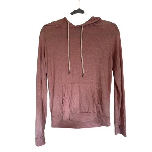 Ambiance Tops - Ambiance Light Pink Hoodie Size Large (L)
